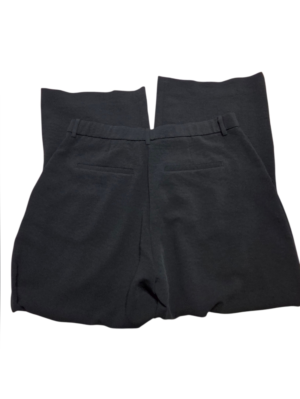 Abercrombie & Fitch Sloane Tailored High Rise Wide Leg Dress Pants Black 33 16 L - Picture 7 of 10